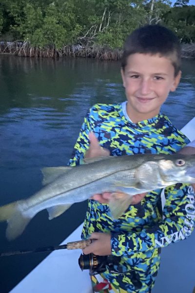 Kid With Snook 